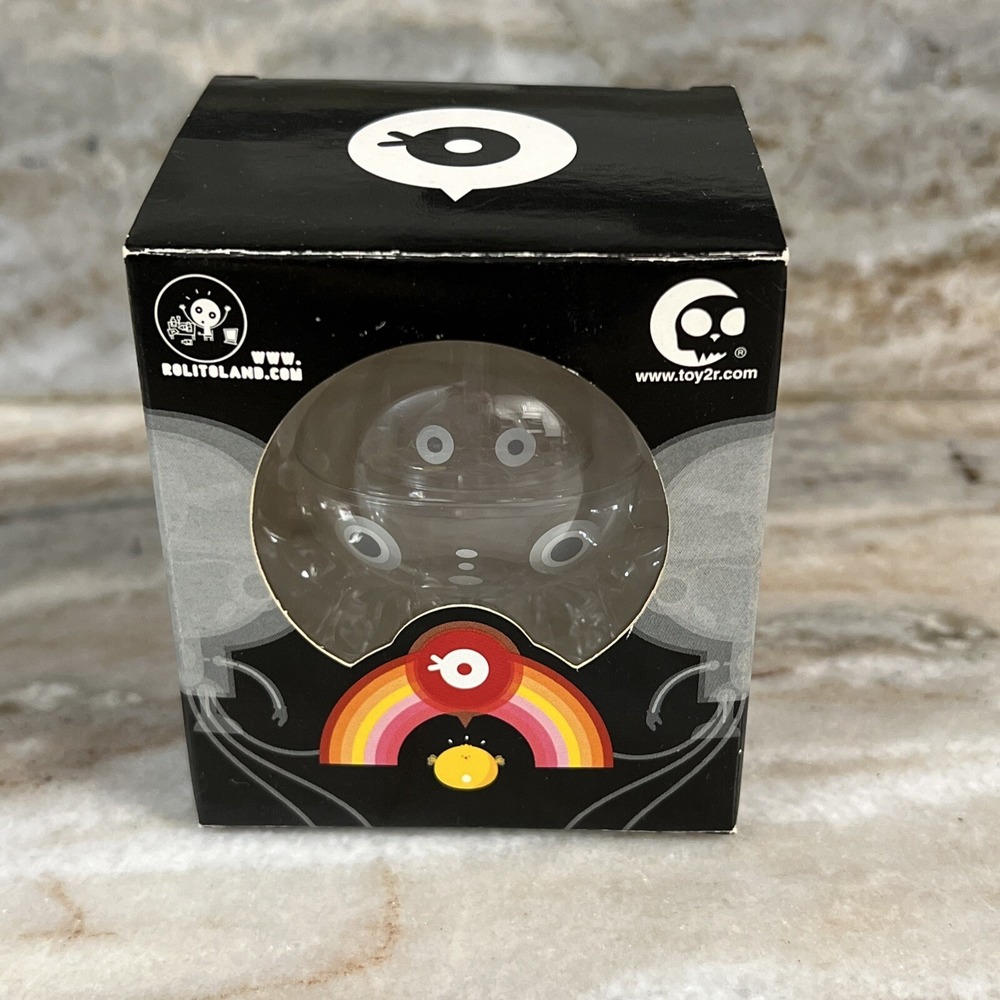 Mini Rolitoboy Clear Robot Toy2R 2.5" New In Box‎